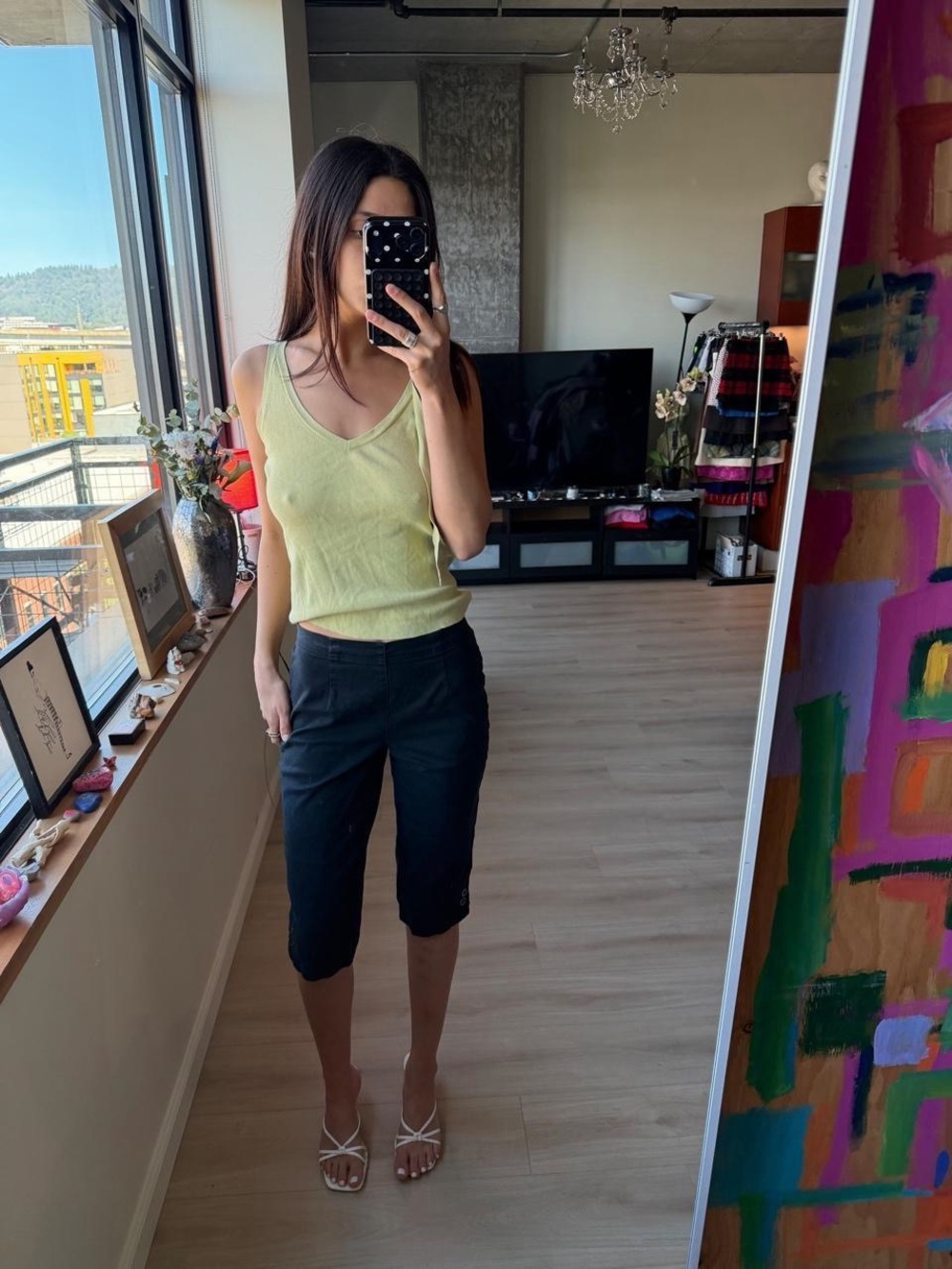 croft & barrow Black Knee-Length Capris